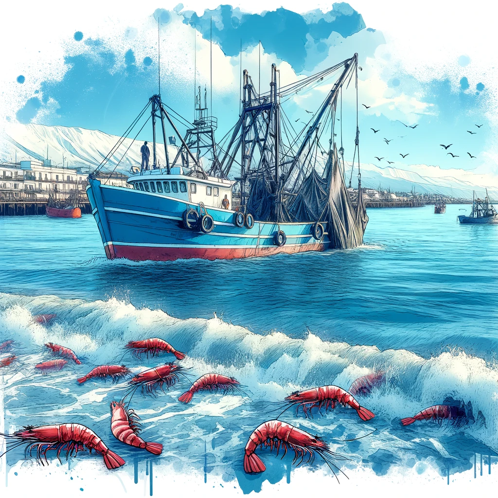 持続可能な漁業を行う漁船