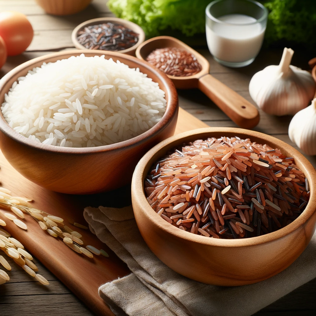白米と玄米：栄養比較