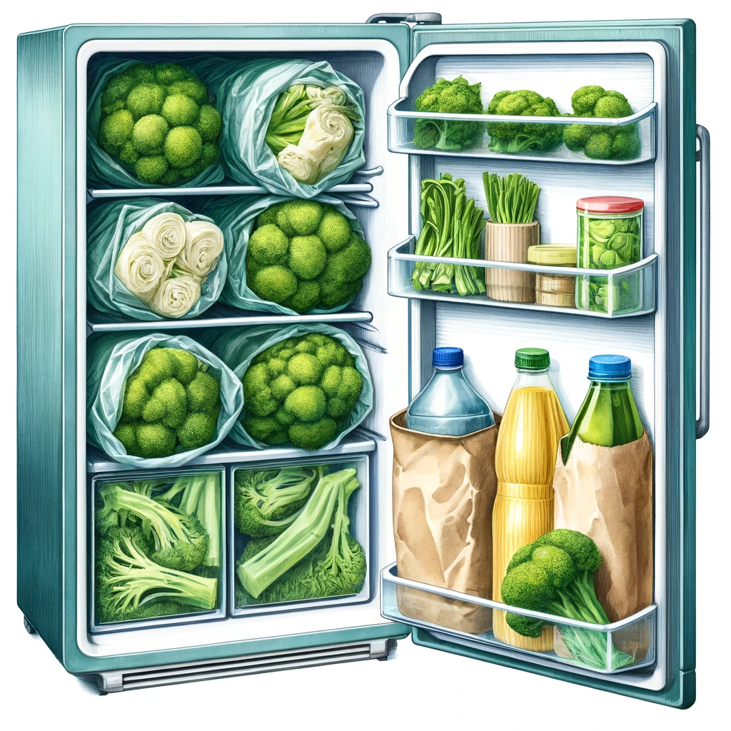 冷蔵庫でのブロッコリーの保存方法